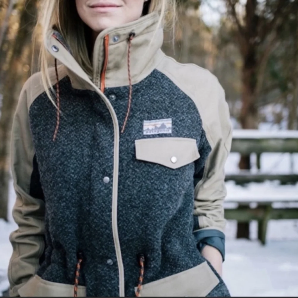 🔥RARE🔥 Patagonia Reclaimed Wool Parka Forge Gray Limited Edition 40th - Picture 13 of 16